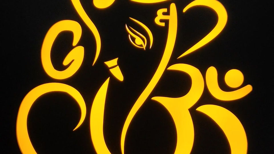 Ganesha Wall Light